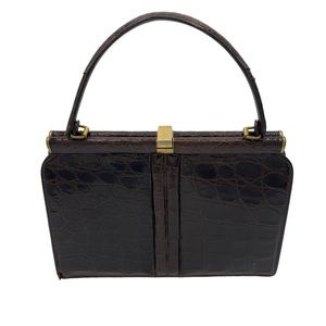 Deauville Womens Vintage Alligator Leather